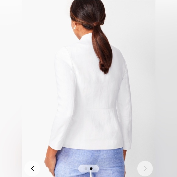 TALBOTS CLASSIC LINEN BLAZER- LINED Sz 12 - Picture 11 of 11
